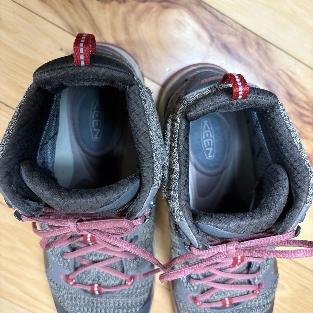 Keen Terradora Mid Boots Womens Sz 7.5 Brown Waterproof Hiking Shoes Very good - Picture 5 of 9